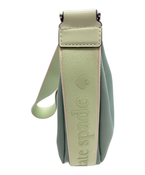 Kate Spade（ケイトスペード）Kate Spade (ケイトスペード) ショルダーバッグ/カーター カラーブロック ナイロン ミディアム スリング バッグ グリーン×ブルーの古着・服飾アイテム