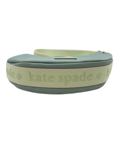 Kate Spade（ケイトスペード）Kate Spade (ケイトスペード) ショルダーバッグ/カーター カラーブロック ナイロン ミディアム スリング バッグ グリーン×ブルーの古着・服飾アイテム