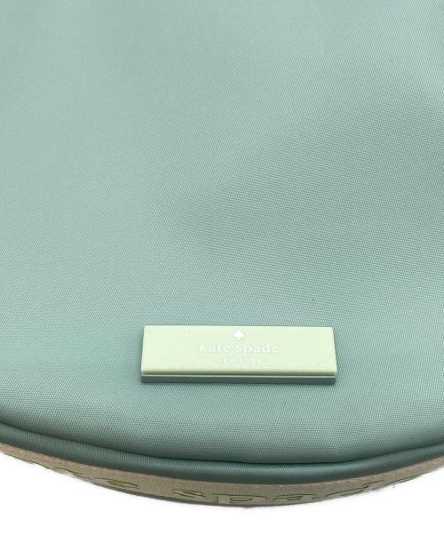 Kate Spade（ケイトスペード）Kate Spade (ケイトスペード) ショルダーバッグ/カーター カラーブロック ナイロン ミディアム スリング バッグ グリーン×ブルーの古着・服飾アイテム