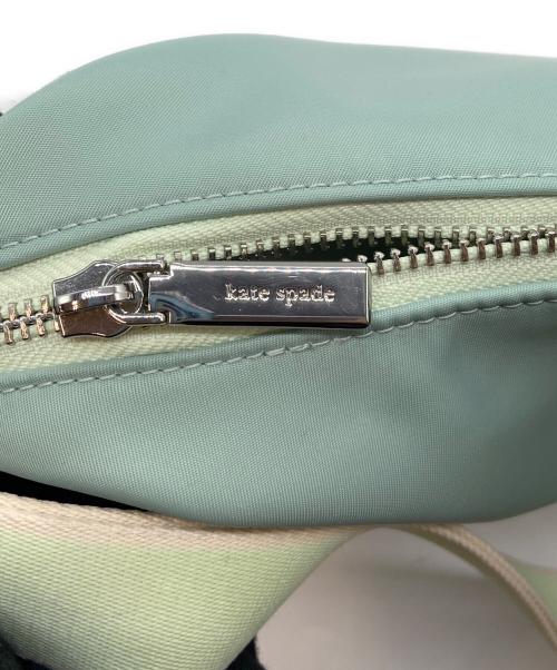 Kate Spade（ケイトスペード）Kate Spade (ケイトスペード) ショルダーバッグ/カーター カラーブロック ナイロン ミディアム スリング バッグ グリーン×ブルーの古着・服飾アイテム