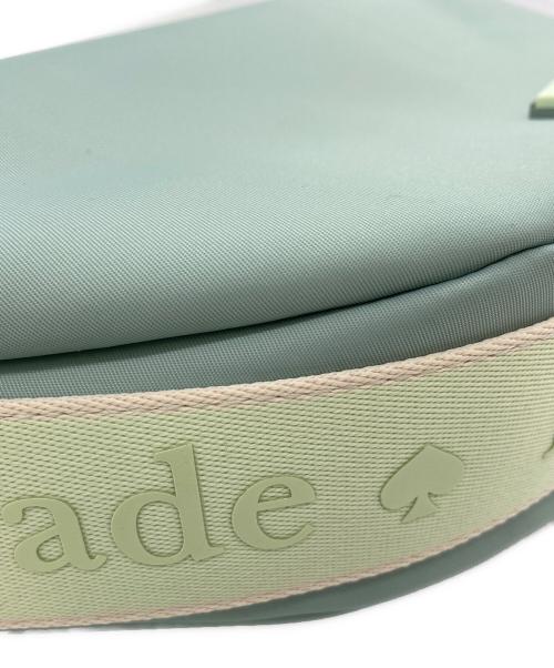 Kate Spade（ケイトスペード）Kate Spade (ケイトスペード) ショルダーバッグ/カーター カラーブロック ナイロン ミディアム スリング バッグ グリーン×ブルーの古着・服飾アイテム