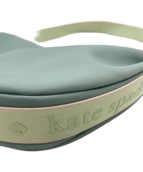 Kate Spade（ケイトスペード）Kate Spade (ケイトスペード) ショルダーバッグ/カーター カラーブロック ナイロン ミディアム スリング バッグ グリーン×ブルーの古着・服飾アイテム