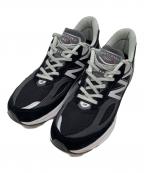 NEW BALANCEニューバランス）の古着「ローカットスニーカー/990v6」｜ブラック×グレー