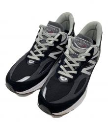 NEW BALANCE（ニューバランス）の古着「ローカットスニーカー/	990v6」｜ブラック×グレー