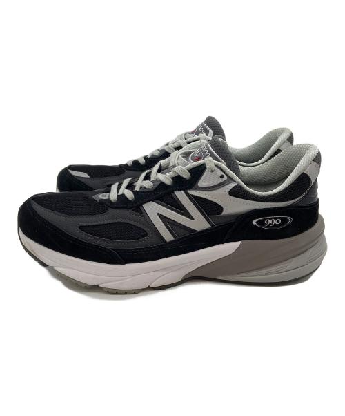 NEW BALANCE（ニューバランス）NEW BALANCE (ニューバランス) ローカットスニーカー/	990v6 ブラック×グレー サイズ:27.5cmの古着・服飾アイテム