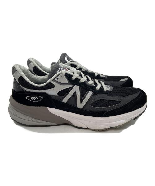 NEW BALANCE（ニューバランス）NEW BALANCE (ニューバランス) ローカットスニーカー/	990v6 ブラック×グレー サイズ:27.5cmの古着・服飾アイテム