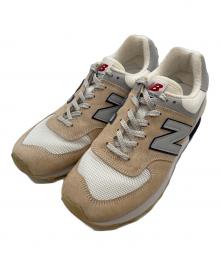NEW BALANCE（ニューバランス）の古着「ローカットスニーカー」｜ベージュ×ホワイト