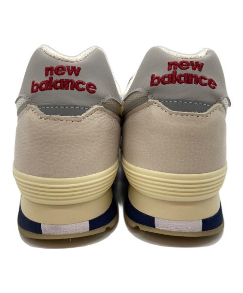 NEW BALANCE（ニューバランス）NEW BALANCE (ニューバランス) ローカットスニーカー ベージュ×ホワイト サイズ:27.5cmの古着・服飾アイテム
