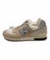 NEW BALANCE (ニューバランス) ローカットスニーカー ベージュ×ホワイト サイズ:27.5cm：12000円