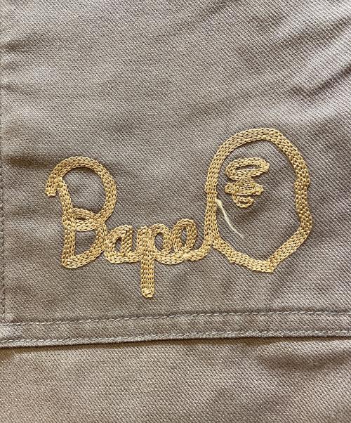 BAPE BY A BATHING APE（ベイプバイアベイシングエイプ）BAPE BY A BATHING APE (ベイプバイアベイシングエイプ) ワークパンツ ブラウン サイズ:Mの古着・服飾アイテム
