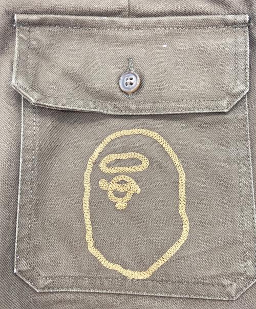 BAPE BY A BATHING APE（ベイプバイアベイシングエイプ）BAPE BY A BATHING APE (ベイプバイアベイシングエイプ) ワークパンツ ブラウン サイズ:Mの古着・服飾アイテム
