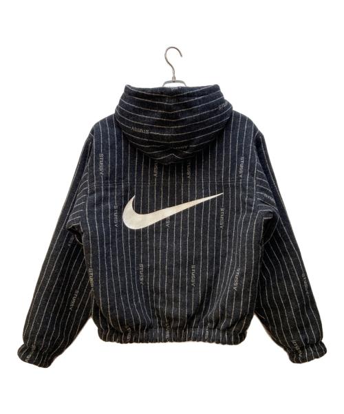 NIKE（ナイキ）NIKE (ナイキ) stussy (ステューシー) 中綿ウールジャケット ブラック サイズ:Mの古着・服飾アイテム