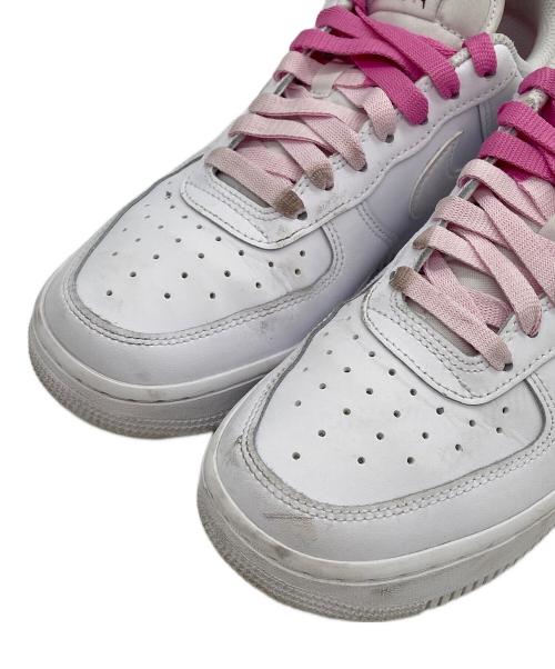 NIKE（ナイキ）NIKE (ナイキ) ローカットスニーカー ホワイト×ピンク サイズ:23cmの古着・服飾アイテム