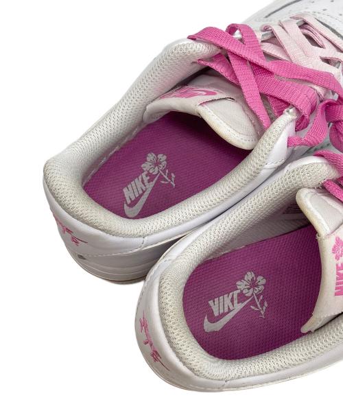 NIKE（ナイキ）NIKE (ナイキ) ローカットスニーカー ホワイト×ピンク サイズ:23cmの古着・服飾アイテム
