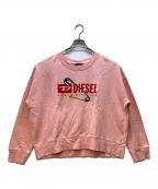 DIESELディーゼル）の古着「クルーネックスウェット」｜ピンク