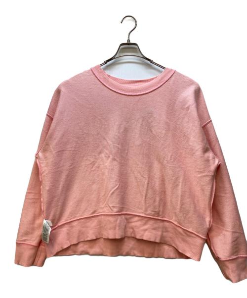 DIESEL（ディーゼル）DIESEL (ディーゼル) クルーネックスウェット ピンク サイズ:Mの古着・服飾アイテム