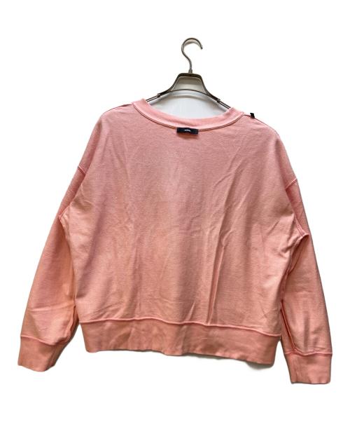 DIESEL（ディーゼル）DIESEL (ディーゼル) クルーネックスウェット ピンク サイズ:Mの古着・服飾アイテム