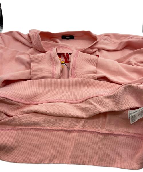 DIESEL（ディーゼル）DIESEL (ディーゼル) クルーネックスウェット ピンク サイズ:Mの古着・服飾アイテム