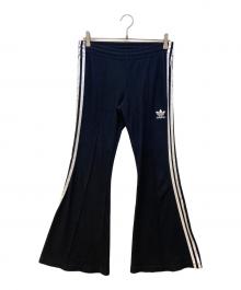 adidas Originals（アディダスオリジナル）の古着「フレアパンツ」｜ブラック×ホワイト