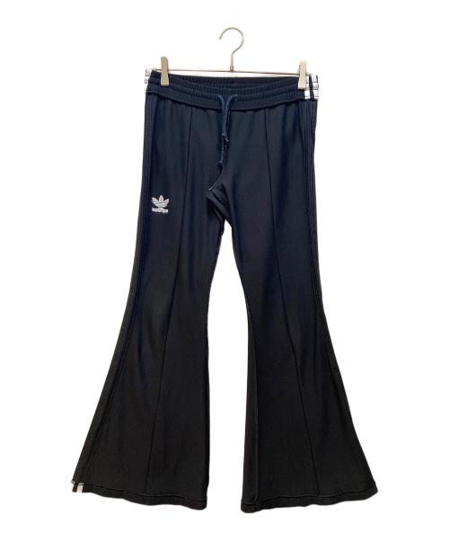 adidas Originals（アディダスオリジナル）adidas Originals (アディダスオリジナル) フレアパンツ ブラック×ホワイト サイズ:Sの古着・服飾アイテム