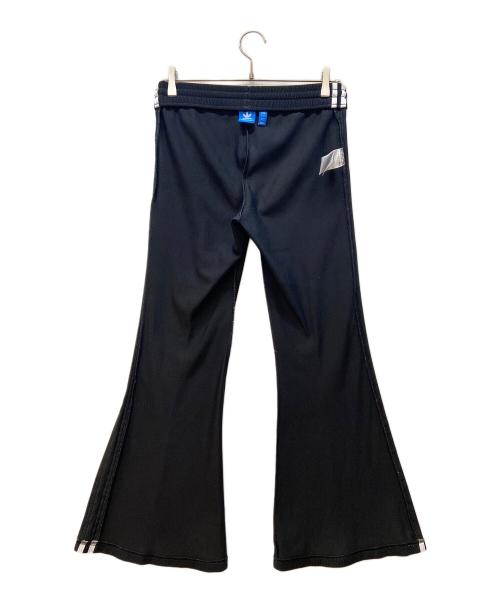 adidas Originals（アディダスオリジナル）adidas Originals (アディダスオリジナル) フレアパンツ ブラック×ホワイト サイズ:Sの古着・服飾アイテム
