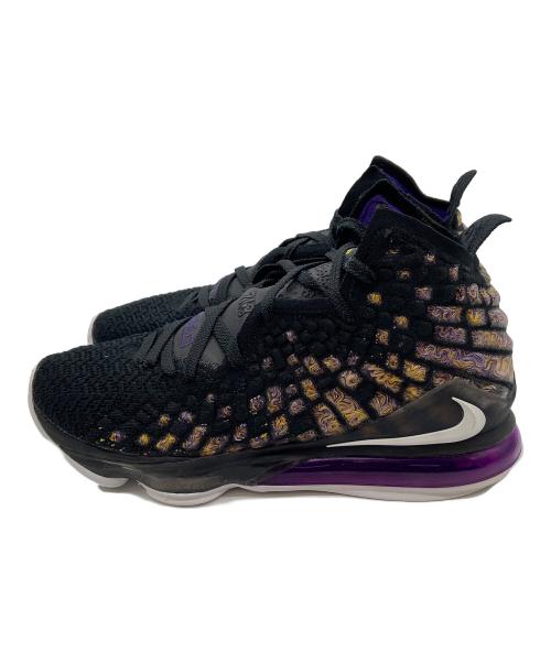 NIKE（ナイキ）NIKE (ナイキ) ハイカットスニーカー/LEBRON XVII EP ブラック×パープル サイズ:27.5cmの古着・服飾アイテム