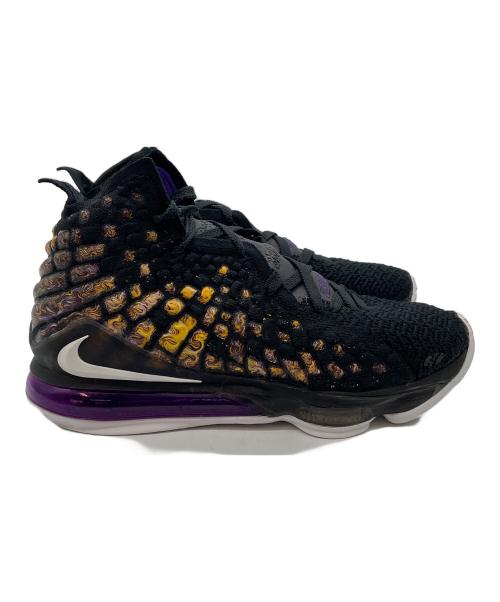 NIKE（ナイキ）NIKE (ナイキ) ハイカットスニーカー/LEBRON XVII EP ブラック×パープル サイズ:27.5cmの古着・服飾アイテム