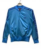 adidas Originalsアディダスオリジナル）の古着「トラックジャケット/80年代/万国旗タグ」｜ブルー