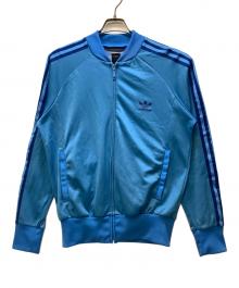 adidas Originals（アディダスオリジナル）の古着「トラックジャケット/80年代/万国旗タグ」｜ブルー