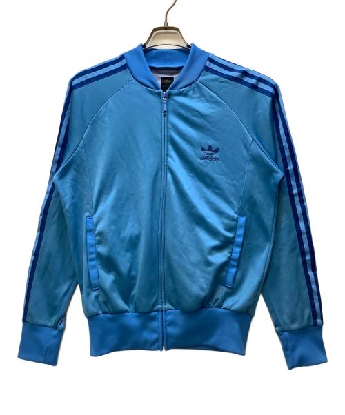 adidas Originals（アディダスオリジナル）adidas Originals (アディダスオリジナル) トラックジャケット/80年代/万国旗タグ ブルー サイズ:Sの古着・服飾アイテム