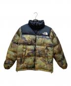 THE NORTH FACEザ ノース フェイス）の古着「ダウンジャケット/ノベルティヌプシジャケット」｜カーキ×ブラック