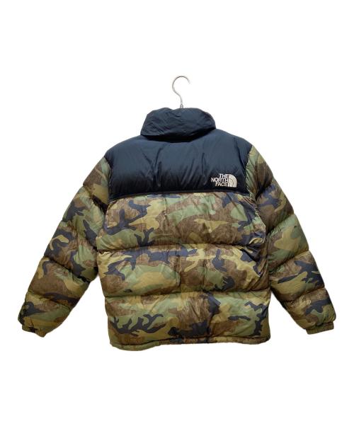 THE NORTH FACE（ザ ノース フェイス）THE NORTH FACE (ザ ノース フェイス) ダウンジャケット/ノベルティヌプシジャケット カーキ×ブラック サイズ:Mの古着・服飾アイテム