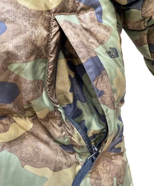THE NORTH FACE（ザ ノース フェイス）THE NORTH FACE (ザ ノース フェイス) ダウンジャケット/ノベルティヌプシジャケット カーキ×ブラック サイズ:Mの古着・服飾アイテム