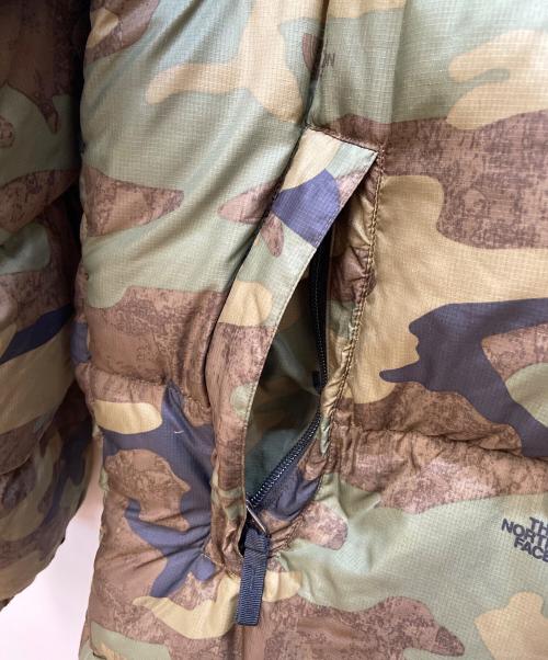THE NORTH FACE（ザ ノース フェイス）THE NORTH FACE (ザ ノース フェイス) ダウンジャケット/ノベルティヌプシジャケット カーキ×ブラック サイズ:Mの古着・服飾アイテム