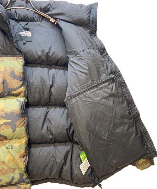 THE NORTH FACE（ザ ノース フェイス）THE NORTH FACE (ザ ノース フェイス) ダウンジャケット/ノベルティヌプシジャケット カーキ×ブラック サイズ:Mの古着・服飾アイテム