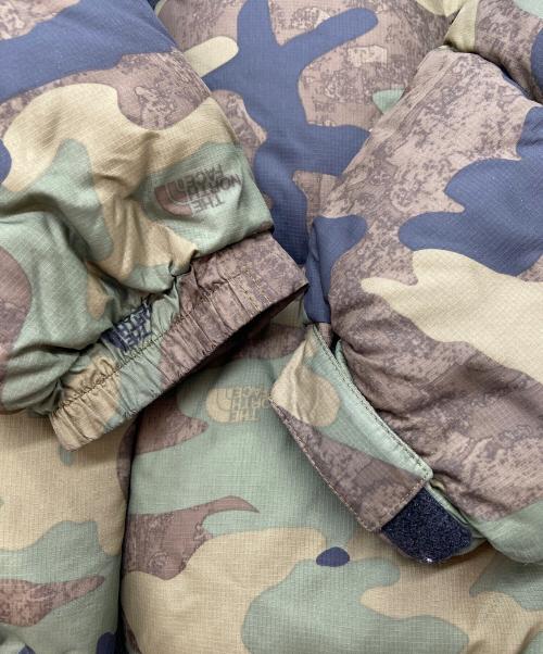 THE NORTH FACE（ザ ノース フェイス）THE NORTH FACE (ザ ノース フェイス) ダウンジャケット/ノベルティヌプシジャケット カーキ×ブラック サイズ:Mの古着・服飾アイテム