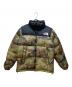 THE NORTH FACE（ザ ノース フェイス）の古着「ダウンジャケット/ノベルティヌプシジャケット」｜カーキ×ブラック