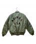 AVIREX (アヴィレックス) MA-1ジャケット/COMMERCIAL LOGO グリーン×オレンジ サイズ:XL：13000円
