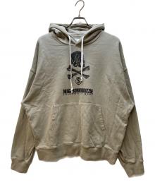 NEIGHBORHOOD×Izzue plus Neighborhood（ネイバーフッド×イズー・プラス・ネイバーフッド）の古着「プルオーバーパーカー」｜グレー