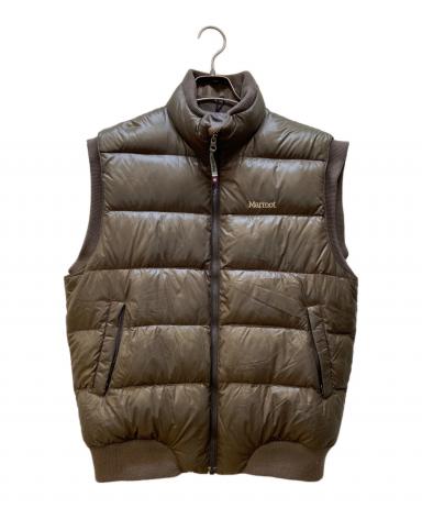 中古・古着通販】MARMOT (マーモット) ダウンベスト ブラウン サイズ:L