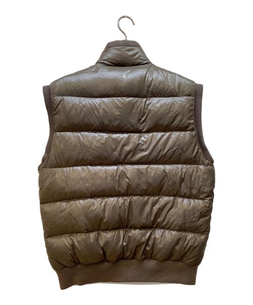 MARMOT（マーモット）MARMOT (マーモット) ダウンベスト ブラウン サイズ:Lの古着・服飾アイテム