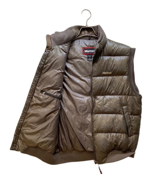 MARMOT（マーモット）MARMOT (マーモット) ダウンベスト ブラウン サイズ:Lの古着・服飾アイテム