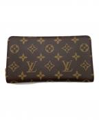 LOUIS VUITTONルイ ヴィトン）の古着「長財布/ポルトモネ・ジップ」｜ブラウン