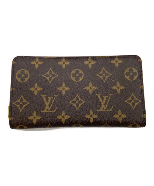 LOUIS VUITTON（ルイ ヴィトン）LOUIS VUITTON (ルイ ヴィトン) 長財布/ポルトモネ・ジップ ブラウンの古着・服飾アイテム