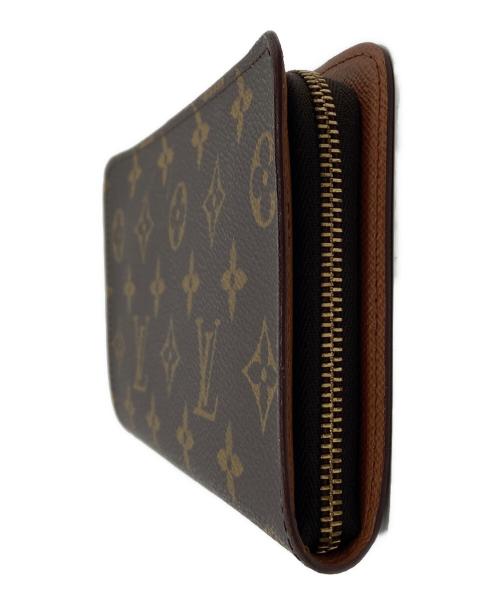 LOUIS VUITTON（ルイ ヴィトン）LOUIS VUITTON (ルイ ヴィトン) 長財布/ポルトモネ・ジップ ブラウンの古着・服飾アイテム