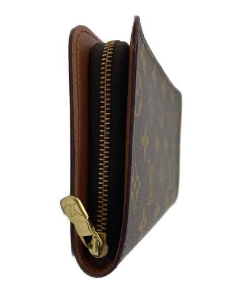 LOUIS VUITTON（ルイ ヴィトン）LOUIS VUITTON (ルイ ヴィトン) 長財布/ポルトモネ・ジップ ブラウンの古着・服飾アイテム