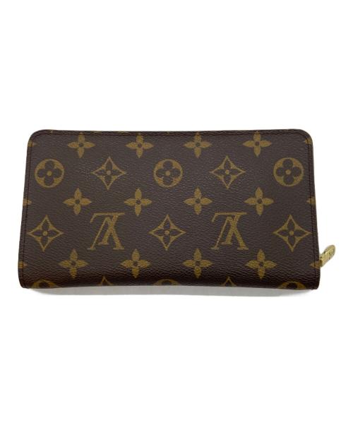 LOUIS VUITTON（ルイ ヴィトン）LOUIS VUITTON (ルイ ヴィトン) 長財布/ポルトモネ・ジップ ブラウンの古着・服飾アイテム