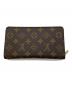 LOUIS VUITTON (ルイ ヴィトン) 長財布/ポルトモネ・ジップ ブラウン：22000円
