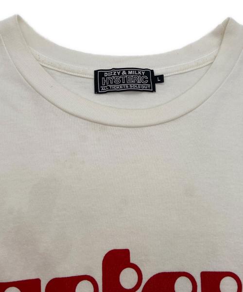 Hysteric Glamour（ヒステリックグラマー）Hysteric Glamour (ヒステリックグラマー) 半袖カットソー ホワイト サイズ:Lの古着・服飾アイテム