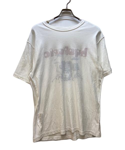 Hysteric Glamour（ヒステリックグラマー）Hysteric Glamour (ヒステリックグラマー) 半袖カットソー ホワイト サイズ:Lの古着・服飾アイテム